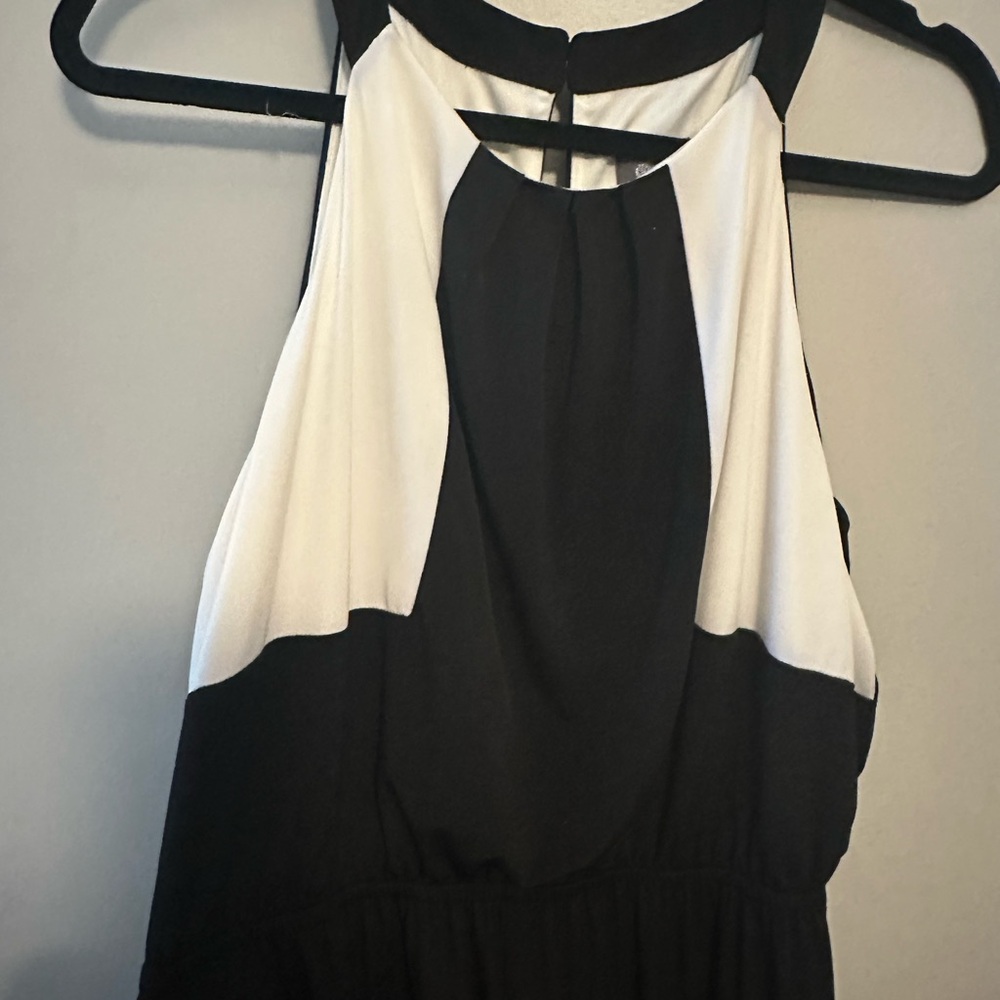 Vince Camuto white and black maxi halter dress - Picture 8 of 10